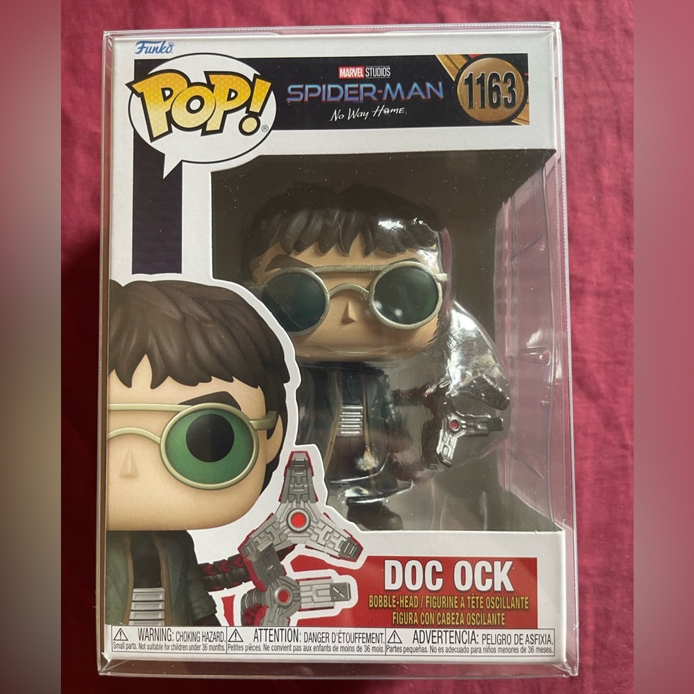 Funko Doc Ock Pop! with Green Sunglasses and Silver Tentacles